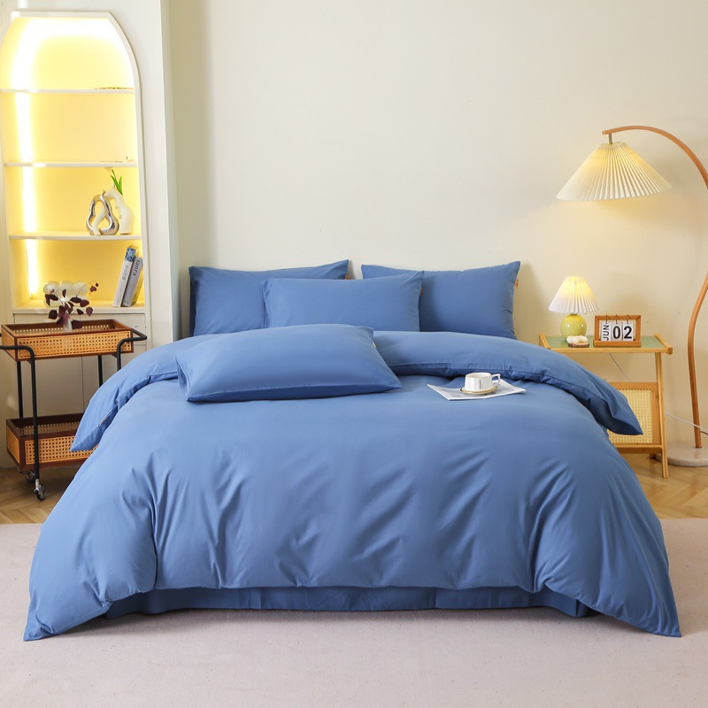 Customizable100%Cotton Woven High Antimicrobial Anti-Static Grounding Fitted Bed Set King Beds Bedding