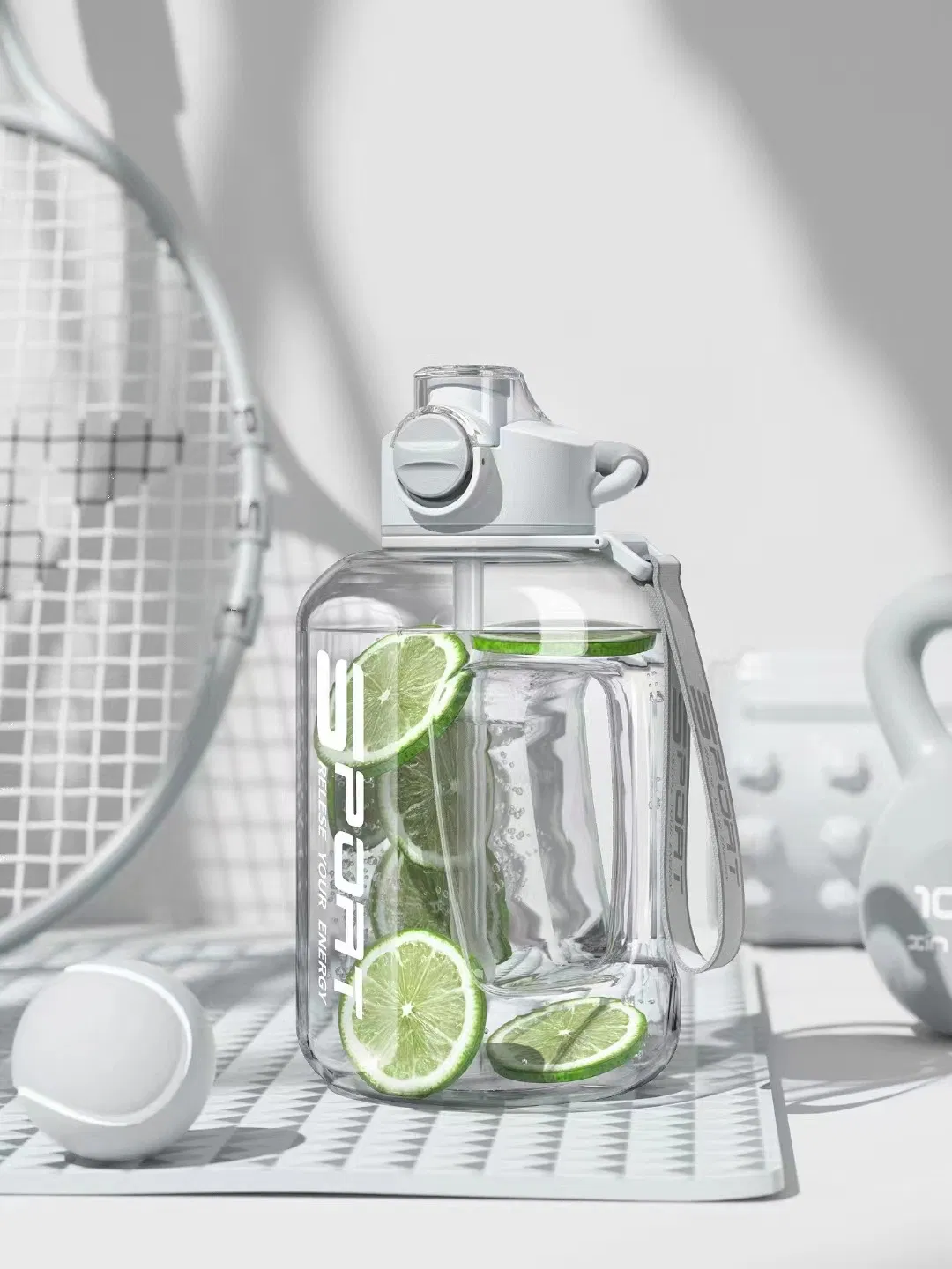 Спортивная бутылка для воды, 1 л, термостойкая