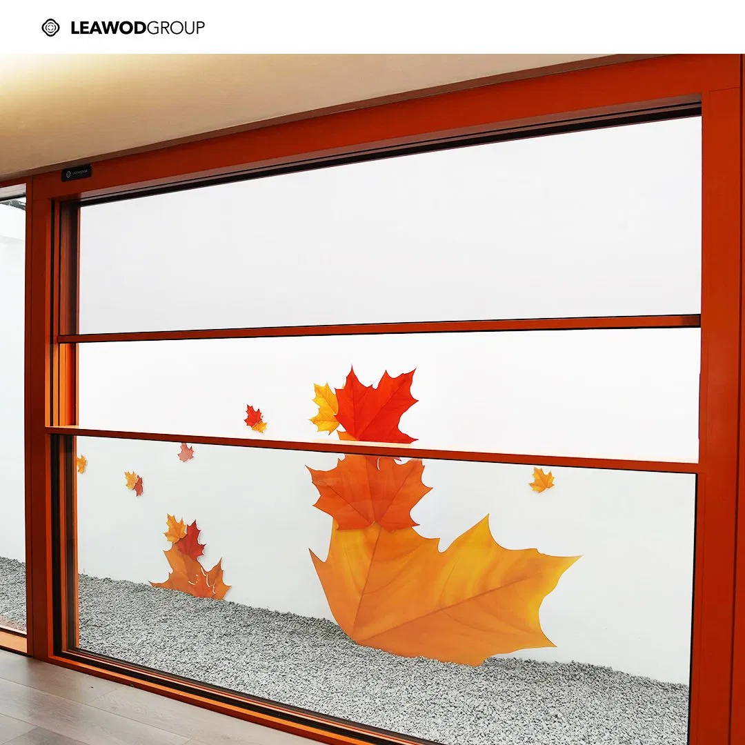 Терморазрывное алюминиевое окно-вертикалка с интеллектуальным управлением