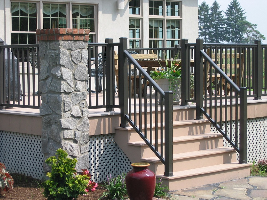 Factory Maunfacture Alumium Handrail Fencing/Alumium Stair Railing / Aluminum Handrail Balustrade, Security Handrail Fencing