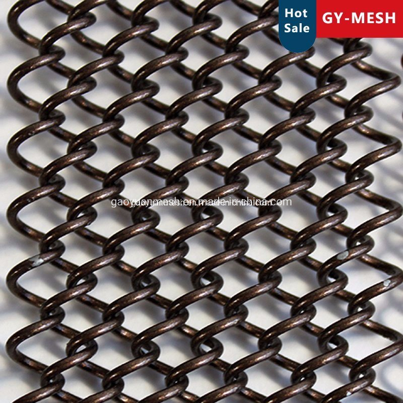 Decorative Wire Mesh/Chain Link Fence/Chain Link Mesh Meta Coil Drapery