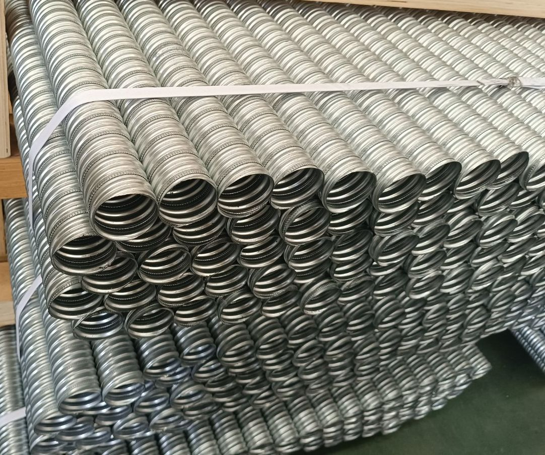 Galvanized Corrugated Metal Post Tension Duct for Prestressed Concrete for 75mm