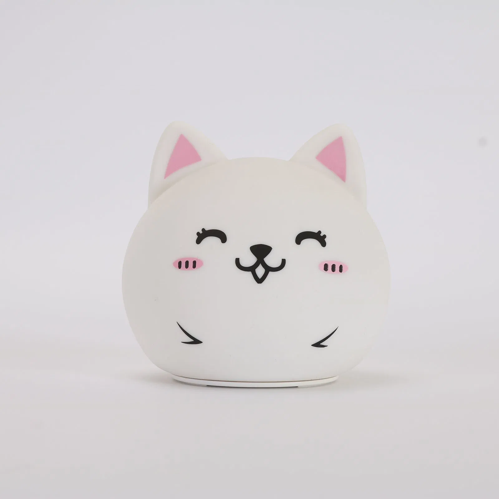 USB-лампа в виде кошки, силикон, меняет цвет