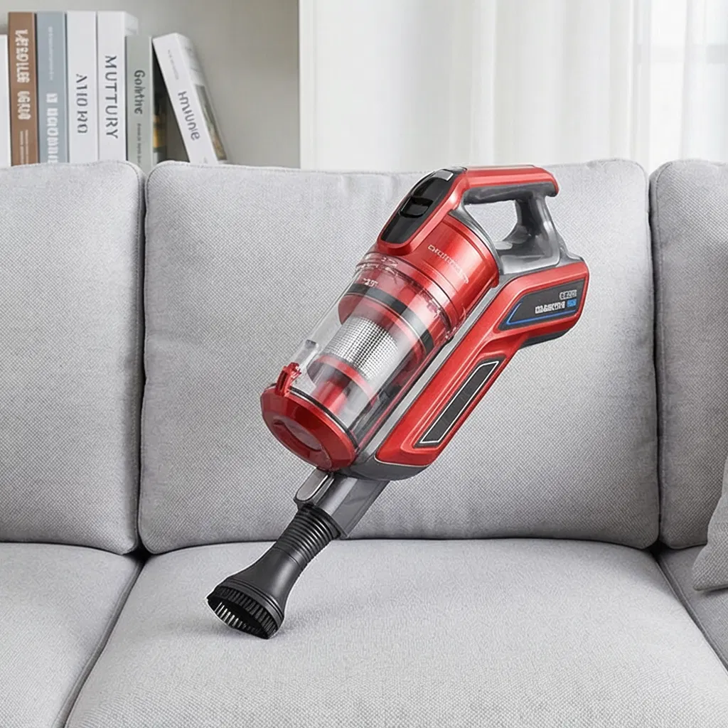 22kpa Brushless Motor Cordless Pet Hair Washable Vacuum Cleaner with High Efficiency Big Roller Detachable Floor Brush