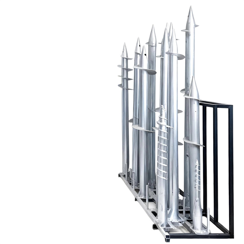 Винтовые сваи для наземного монтажа солнечных систем