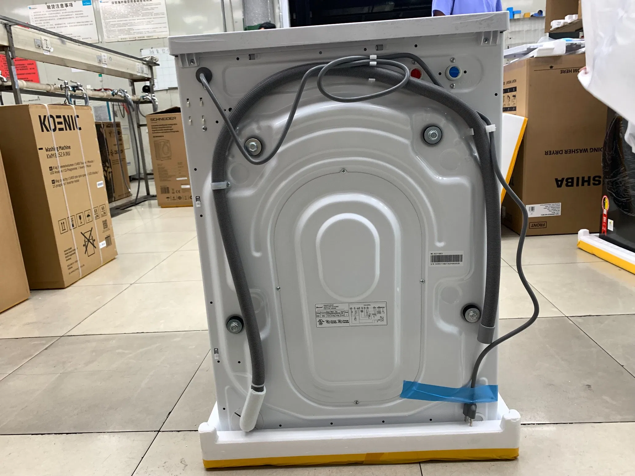 12kg Front Loading Washer and Dryer Combo for Household