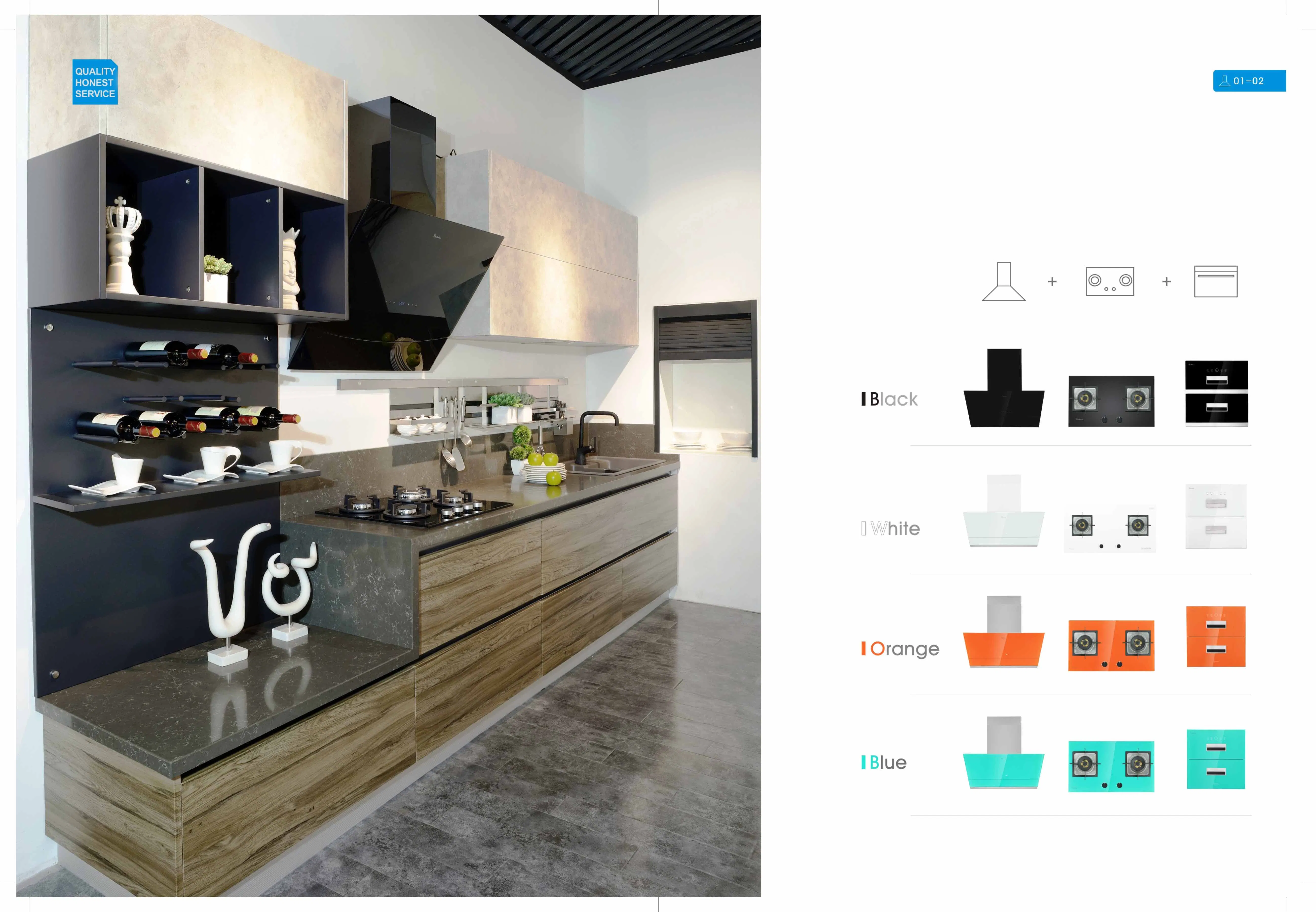 Kitchen Appliance-Range Hood and Cooker