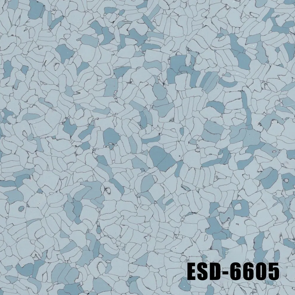 Allesd 1/2/3 Thickness Conductive PVC Recyclable ESD Flooring ESD Vinyl Tile