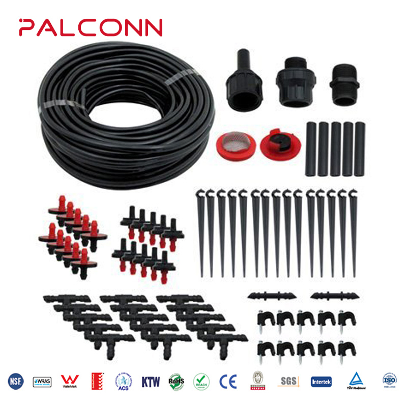 Hot Sale 16*0.2mm Dripper Space 20cm 2000m/Roll Drip Irrigation Pipe with Flat Emitters