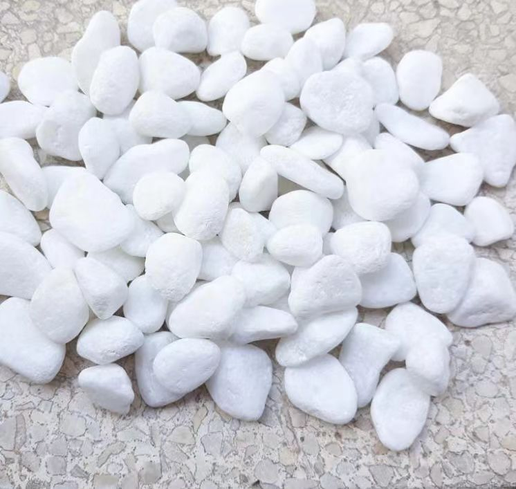 Hot Sale Cheap White Pebble Stone for Garden & Aquarium Decoration