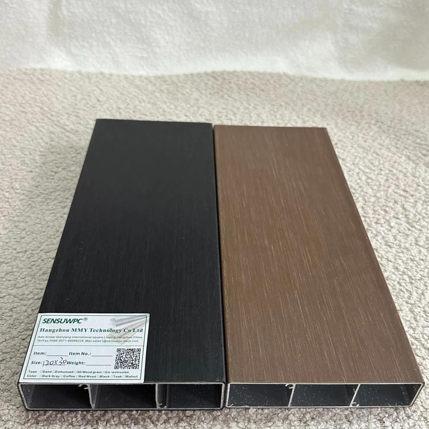 Architectural WPC Louver Board 120mm Span 30mm Depth Light Control Solution