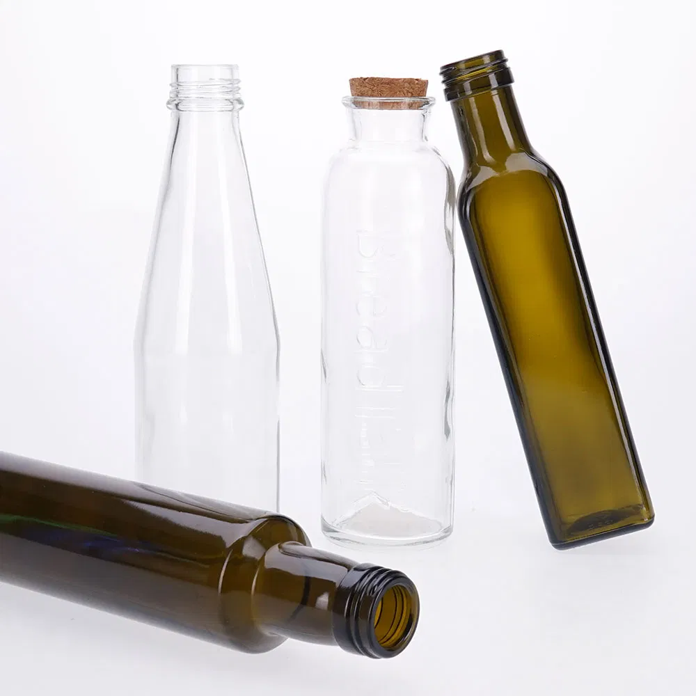 Vista Screw Top Glass Olive Oil Bottles