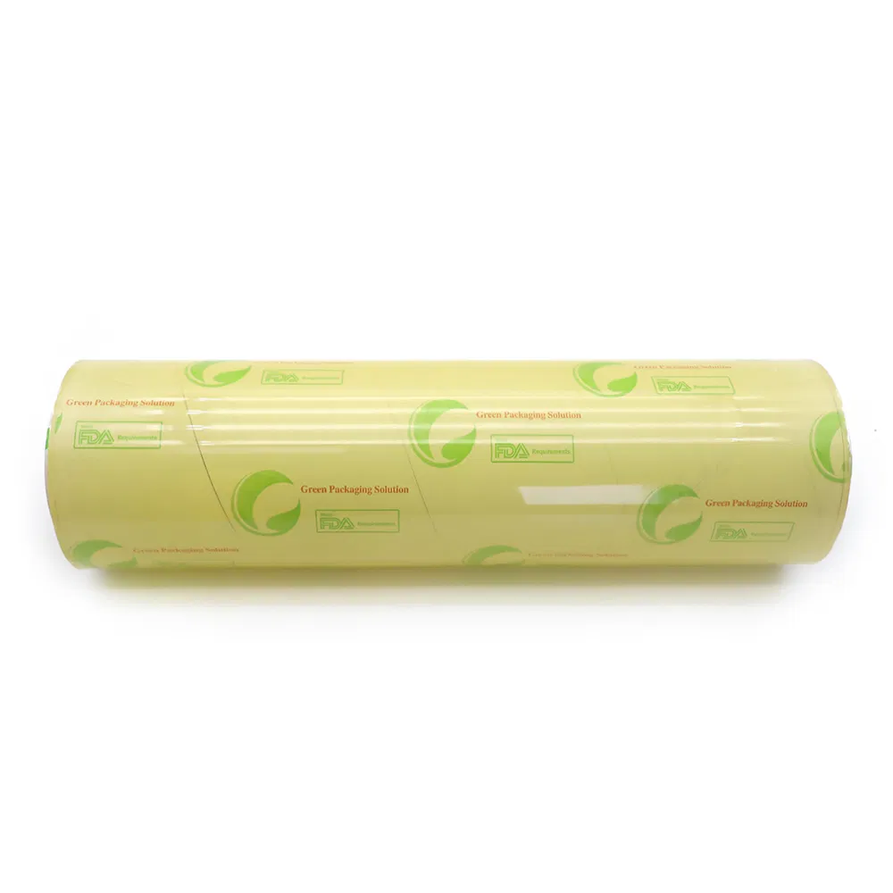 Jhg High Transparent and Soft PVC Cling Film for Food Packing