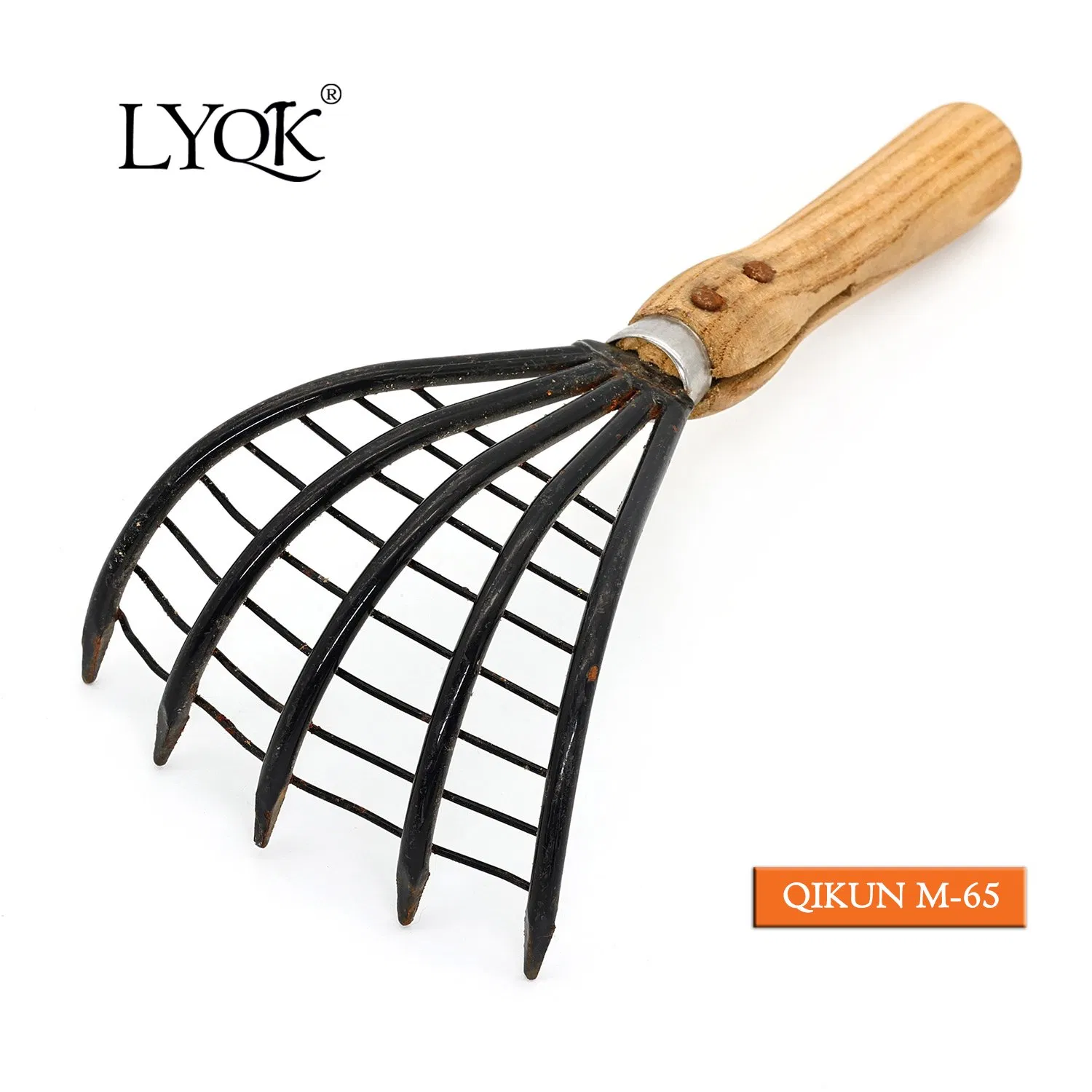 M-61 Agricultural Tool Garden Tool Farming Tool Manual Drop Forged Steel Rake with Sharped End