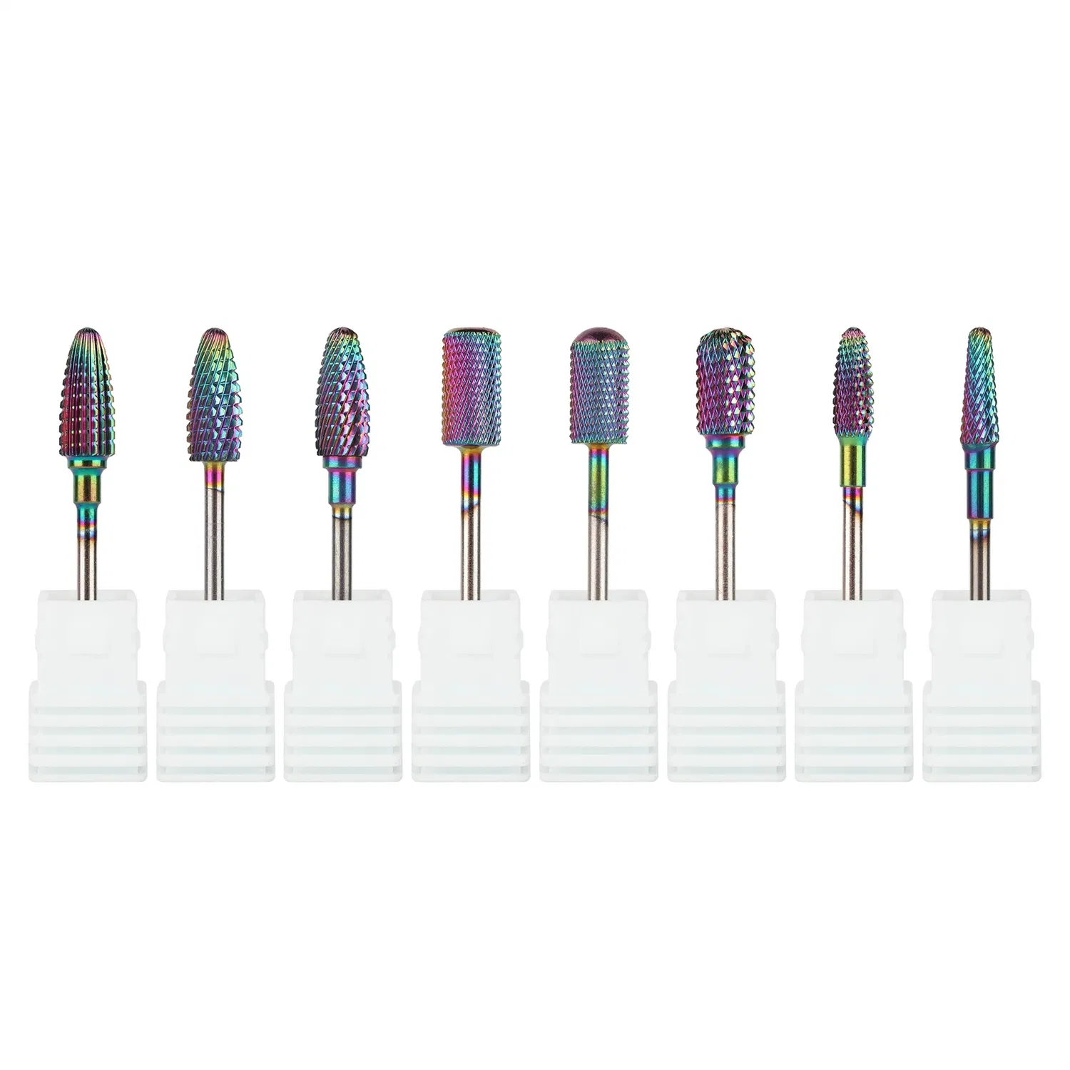 Wholesale Tungsten Carbide Nail Drill Bits Set 3/32" Rotary Carbide Burr Manicure Bit Nail Drill Accessories Milling Cutters