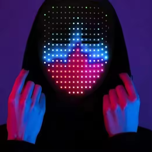 New Colorful Christmas Transforming Dynamic LED Light Therapy Face Mask