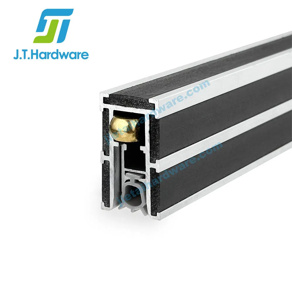 Jthardware Shower Accessories Aluminum Concealed Automatic Drop Door Seal Bottom for China Factory