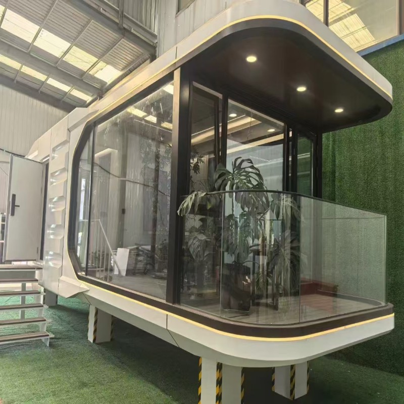 Mobile House Sample Folding Luxury Prefab Space Capsule House