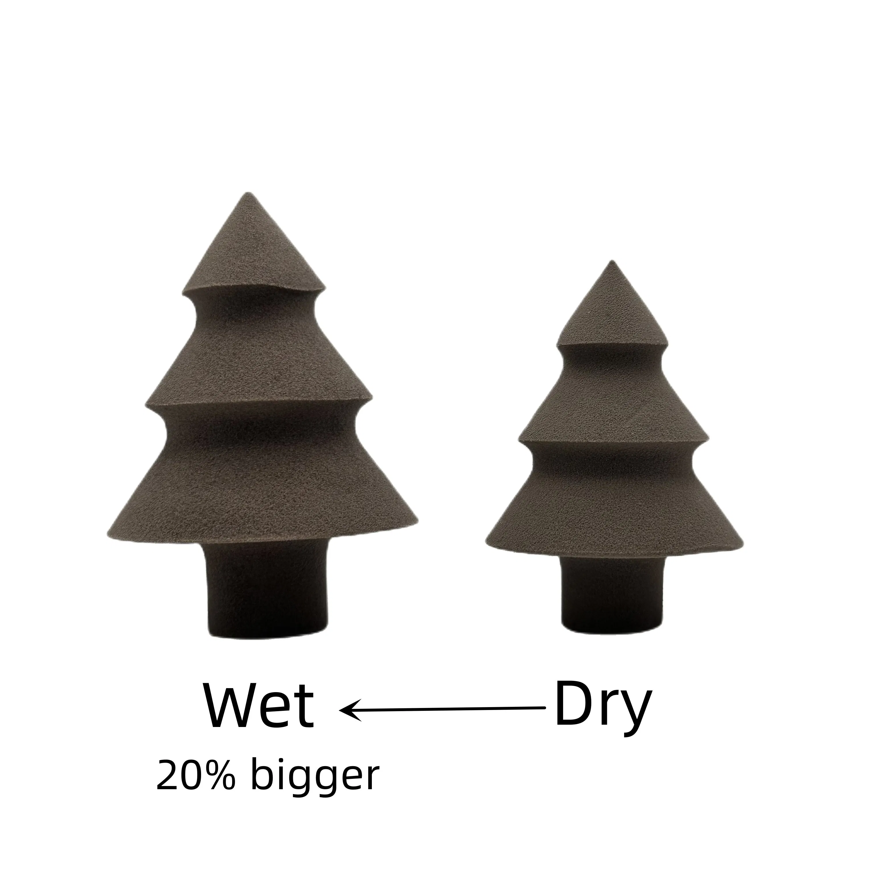 Tree Shape Foundation Sponge Wet/Dry Sponge Non Latex Beauty Sponge