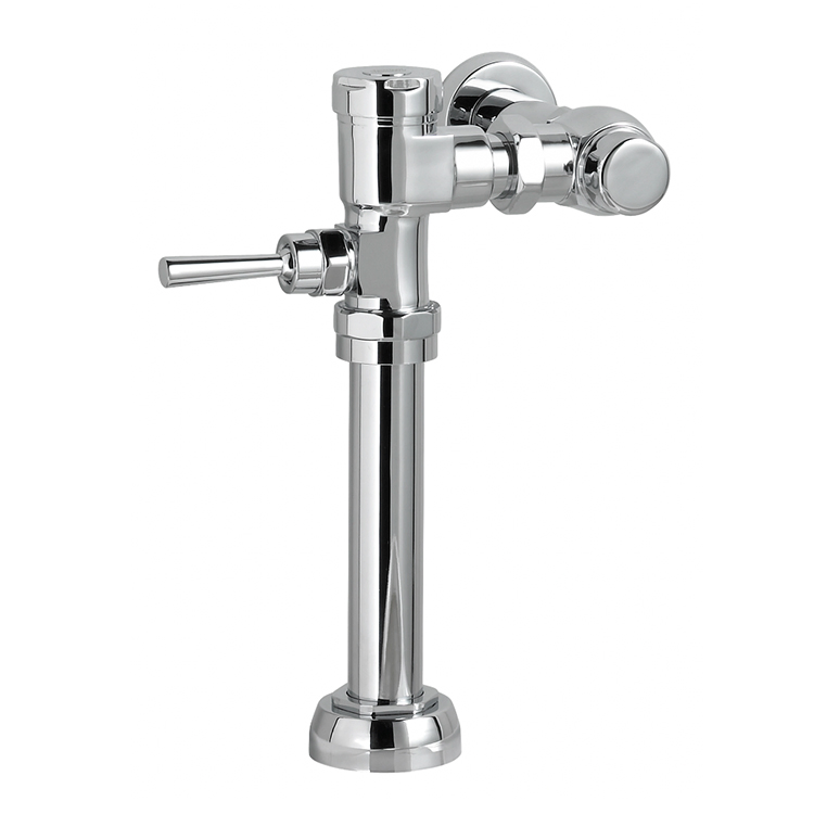 Chrome Plated Single Urinal Manual Flush Valve for Toilet