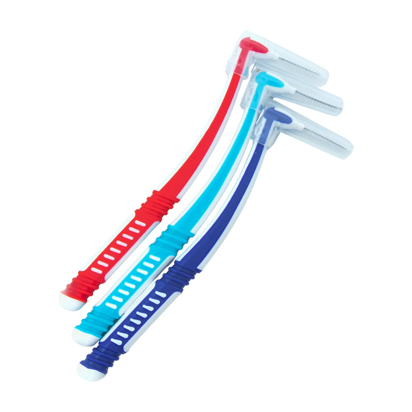 Quality Controlled Production Soft Bristled L Shape Interdental Brushes
