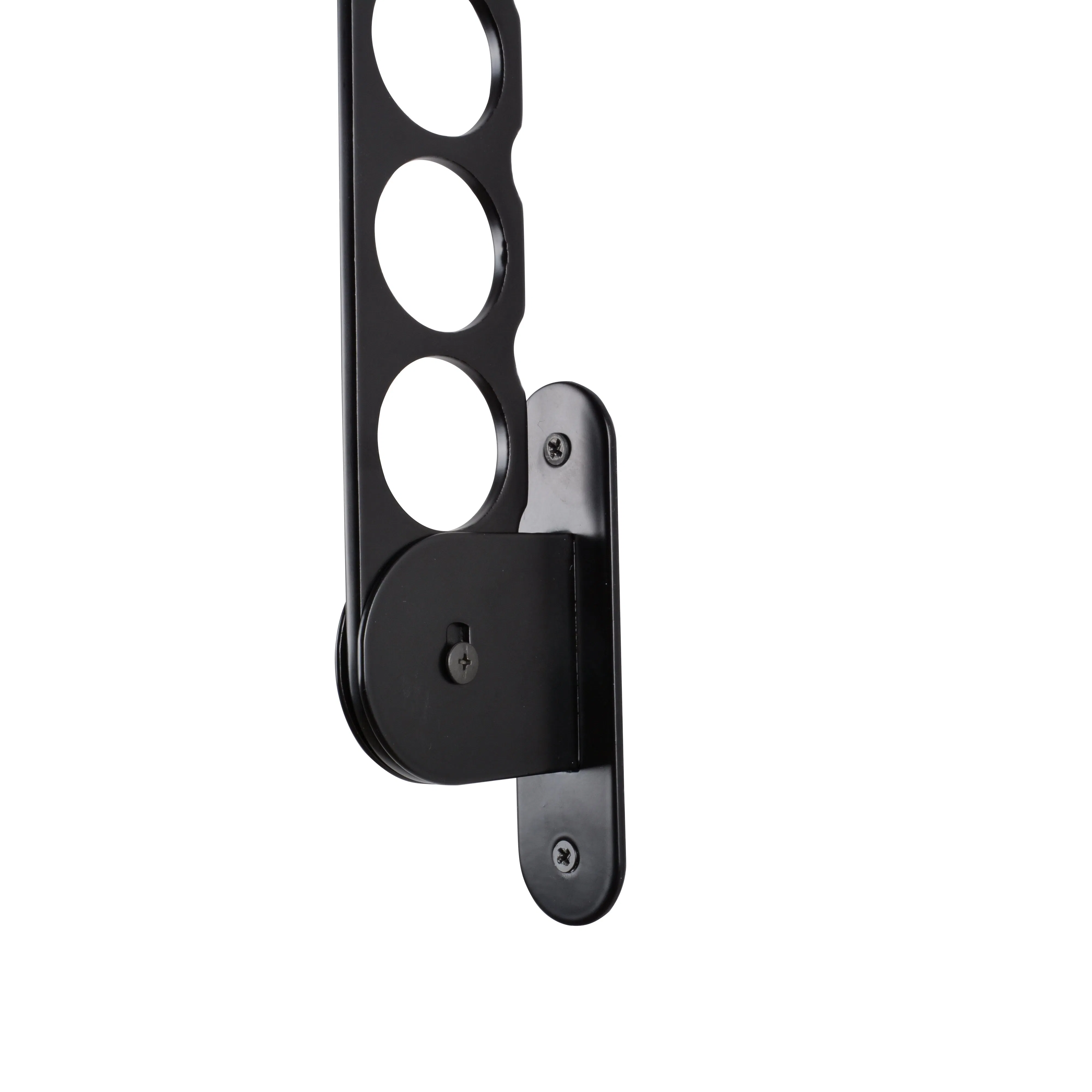 Wholesale Multifunctional Bathroom Metal Chrome 6-Hole Folding Storage Clothes Hangers