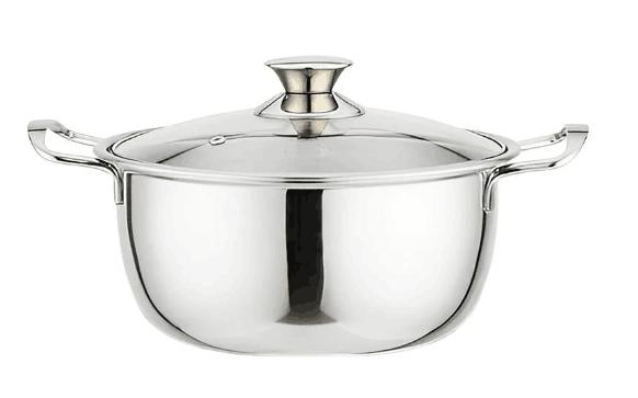 Кастрюля-амфора для подогрева молока 304 с крышкой