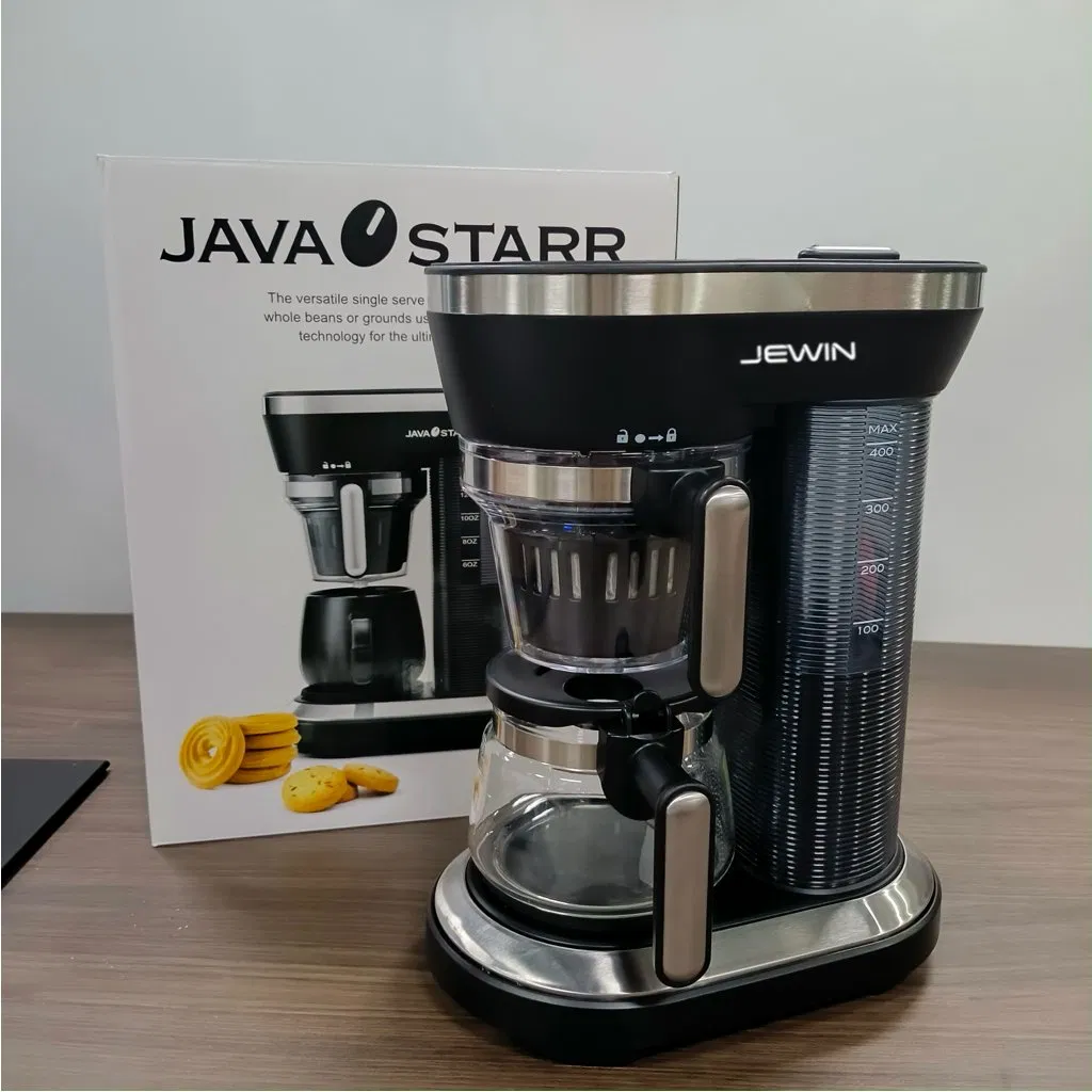 Commercial & Home with Auto Grinding, Strong Brew, Tritan Cup, 80º C Perfect Temp Coffee Maker