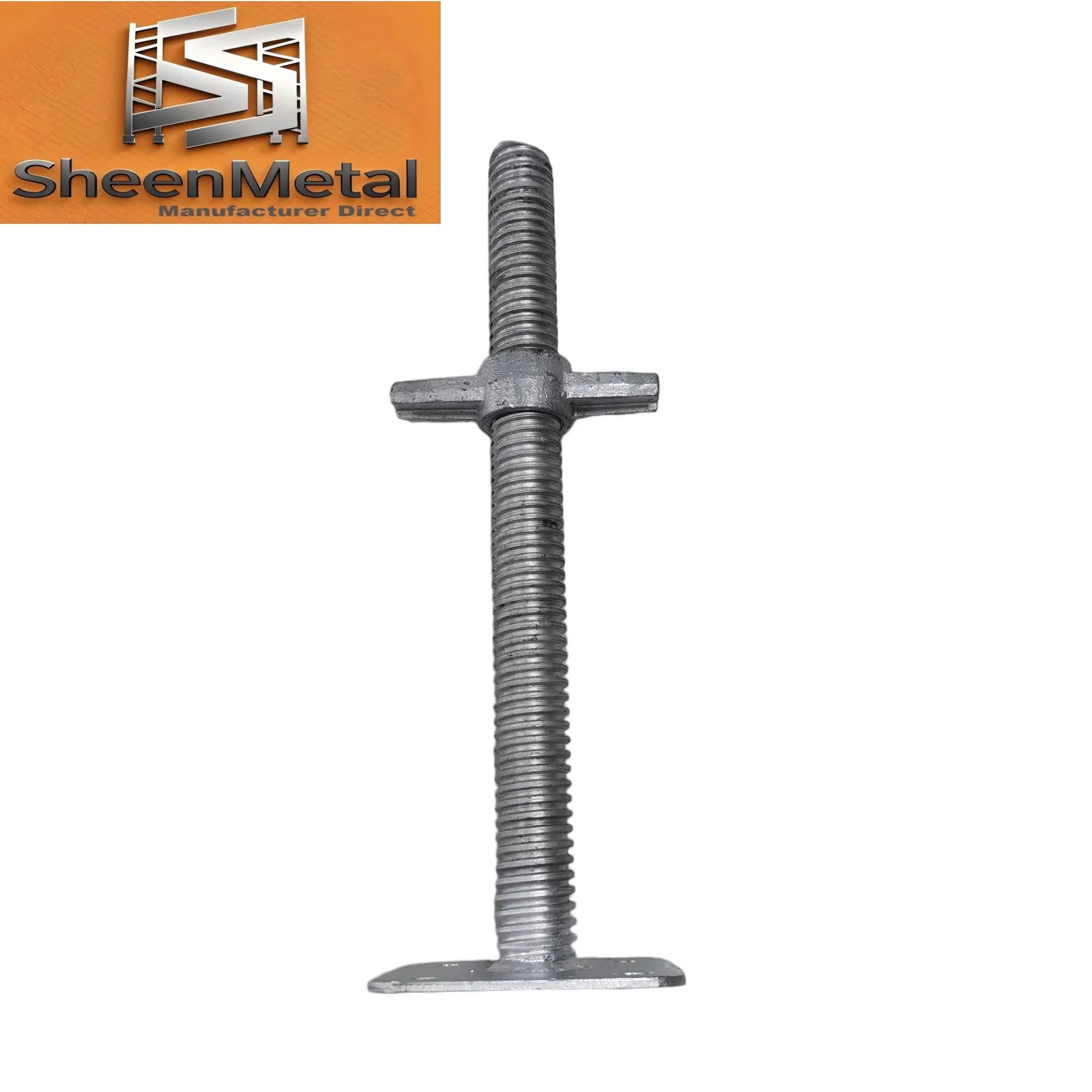 Skidproof Adjustable Scaffolding Base Jack up Jack for All Environments