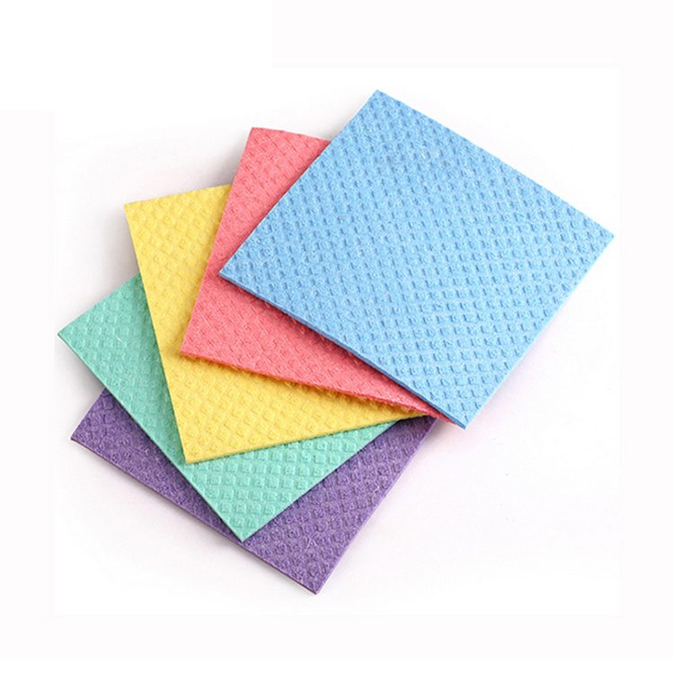 Swedish Dishcloths Absorbent Resistant Printed Cellulose Sponge Cloth