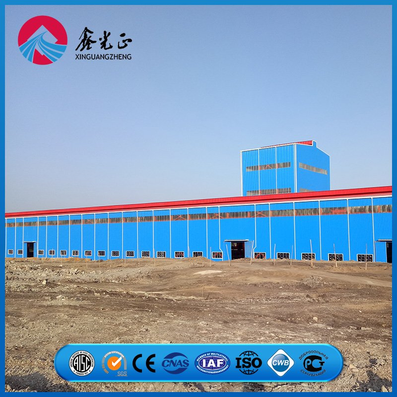 Standard Grid Modular Structural Arrangement Prefab/Prefabricated Metal Construction Steel Structure Storage Warehouse
