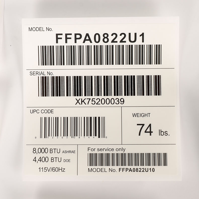 Item Rolling Number Barcode Qr Code Label Sticker for Tracking