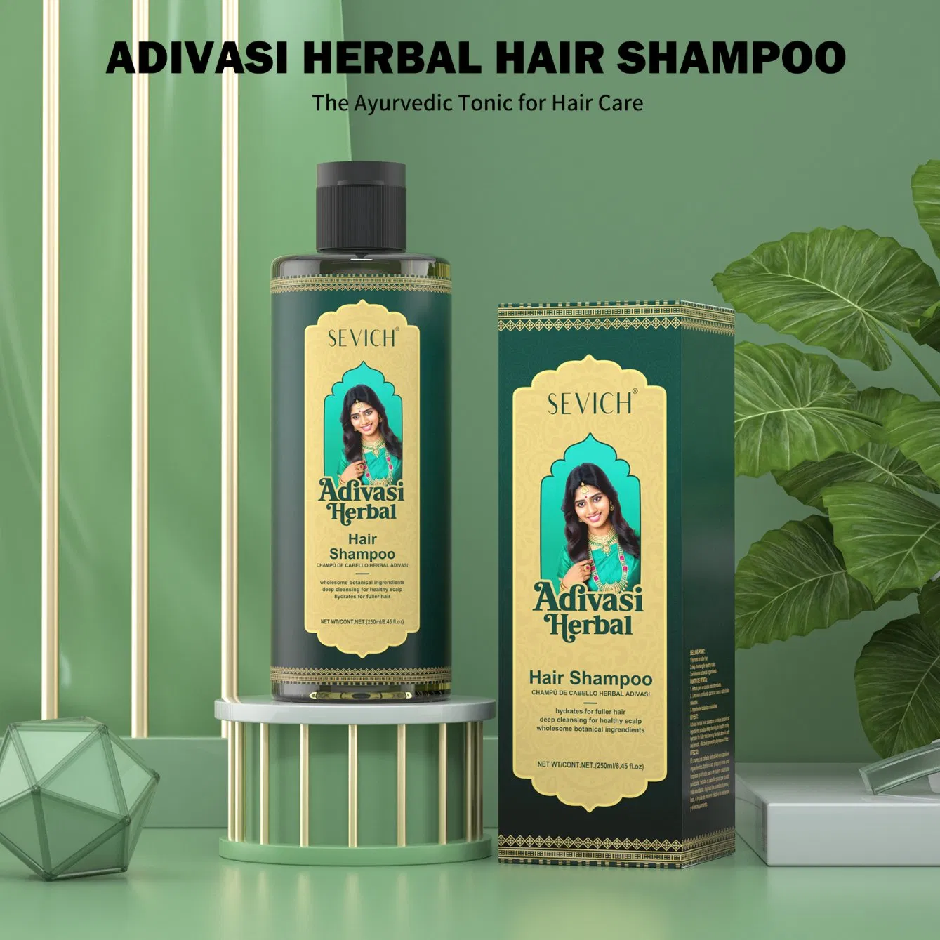 Indian Adivasi Cruelty-Free Nourish & Repair Damaged Hair Growth Shampoo