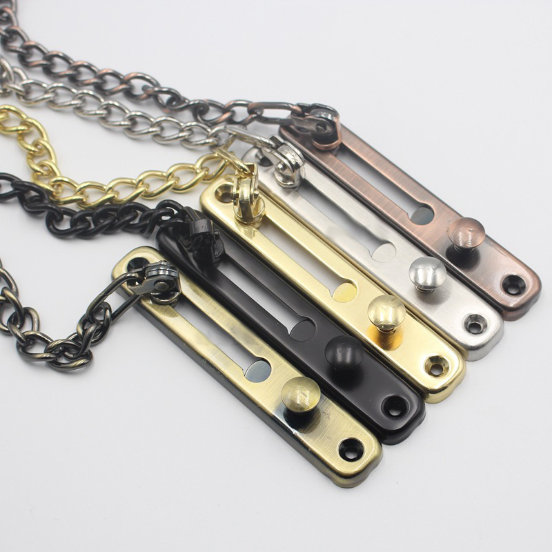 Door Chain Polished Chrome, Narrow Design Door Limiter