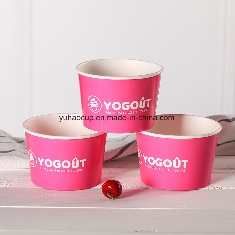 Yogurt and Ice Cream Cup with Lid