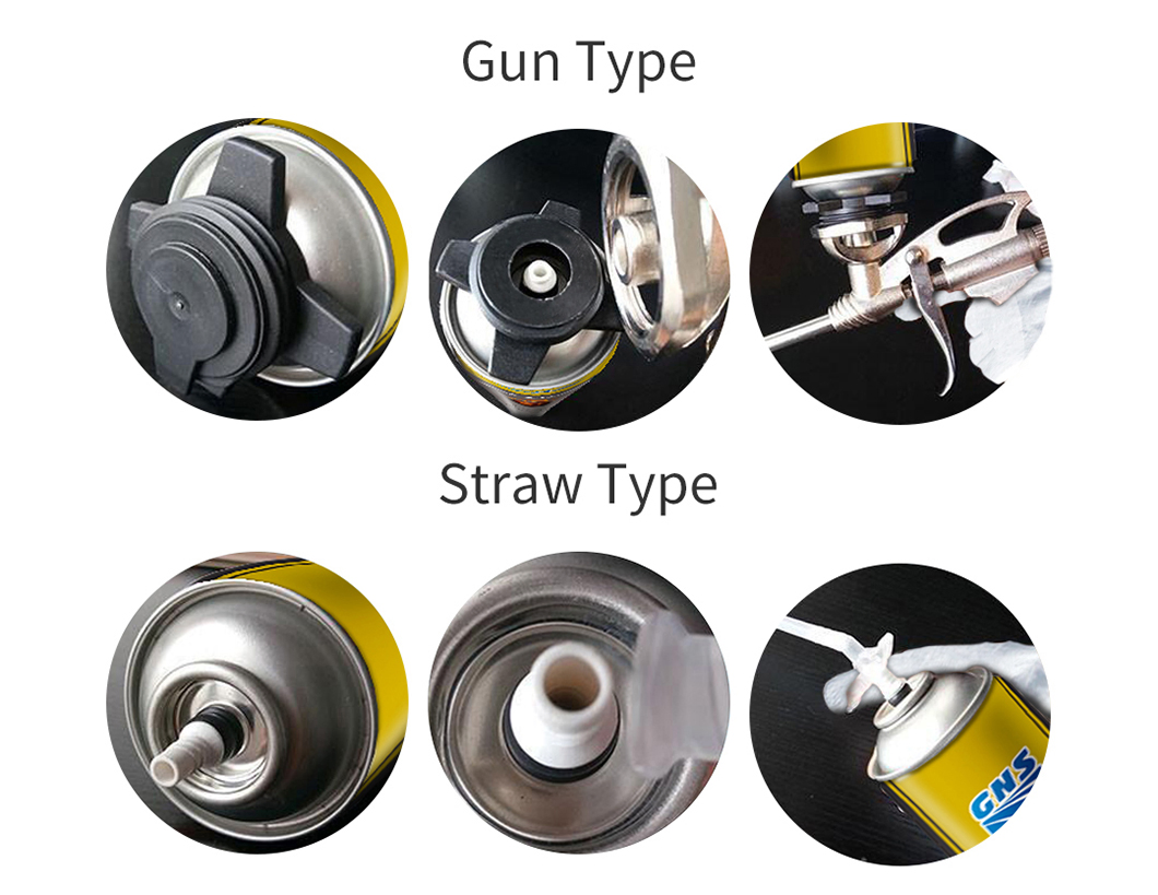 750ml One Component Insulation Fireproof Expanding Foam Adhesive Waterproof Spray for Windows and Doors