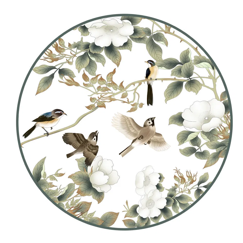 High Quality Round Bone China Plate Restaurant Ceramic Dishes for Wedding