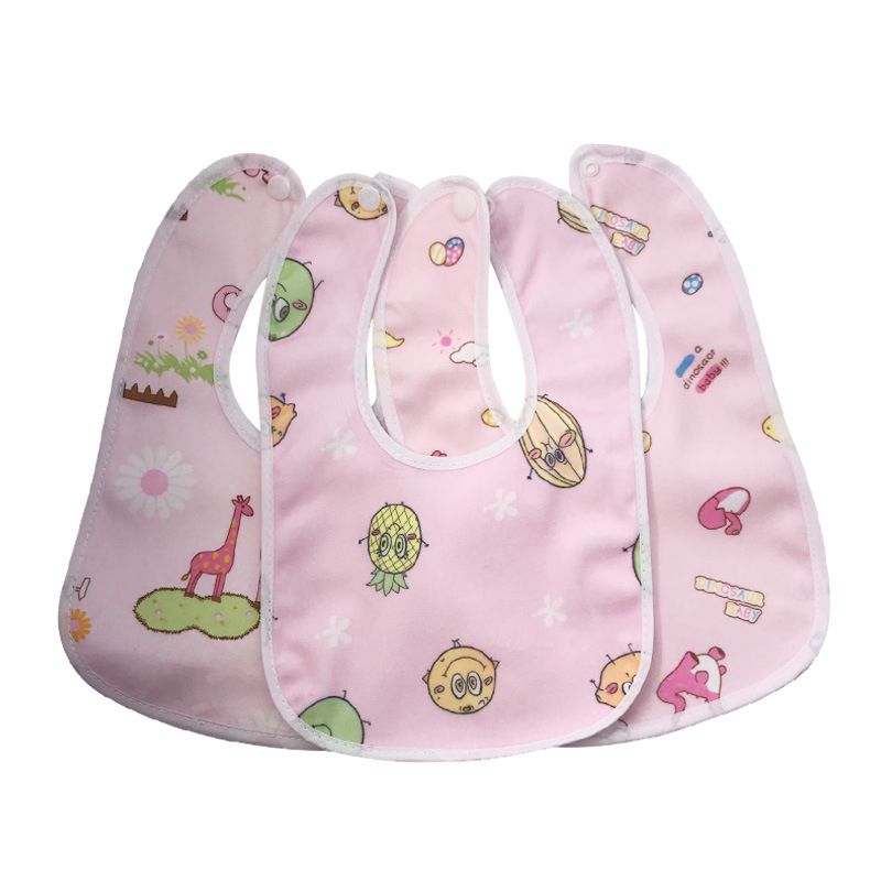 Hot Selling Waterproof Children's Crystal Super Soft Double Layer Dental Bibs