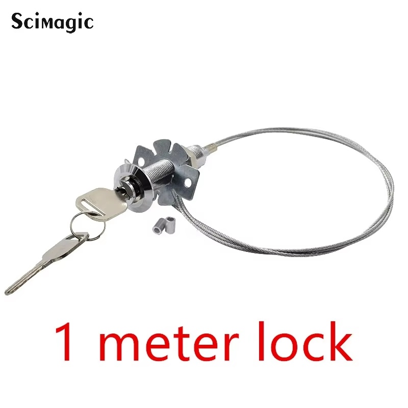1m Release Lock for Garage Door Opener, Security Emergency Garage Door Release Lock