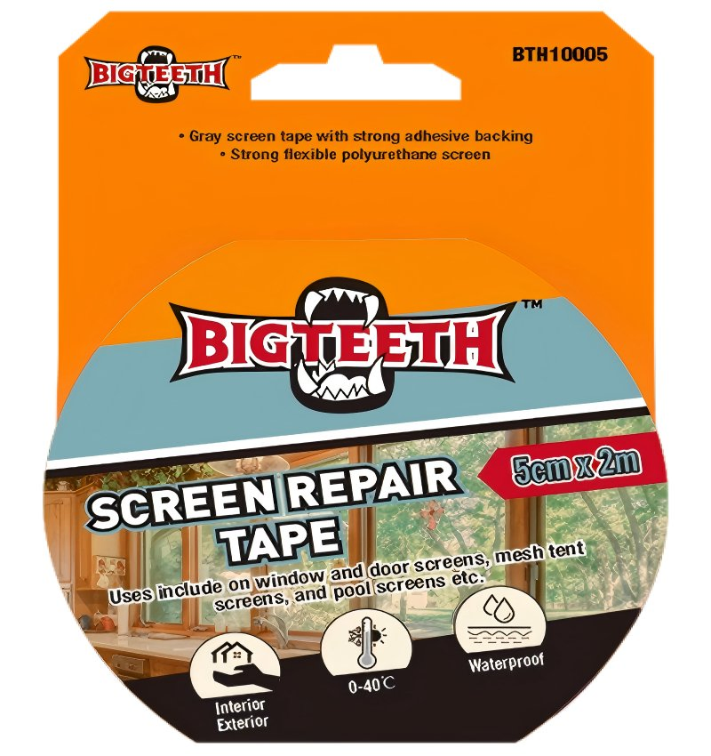 Bigteeth Gray Screen Repair Tape Bth10005 5cm X 2m.