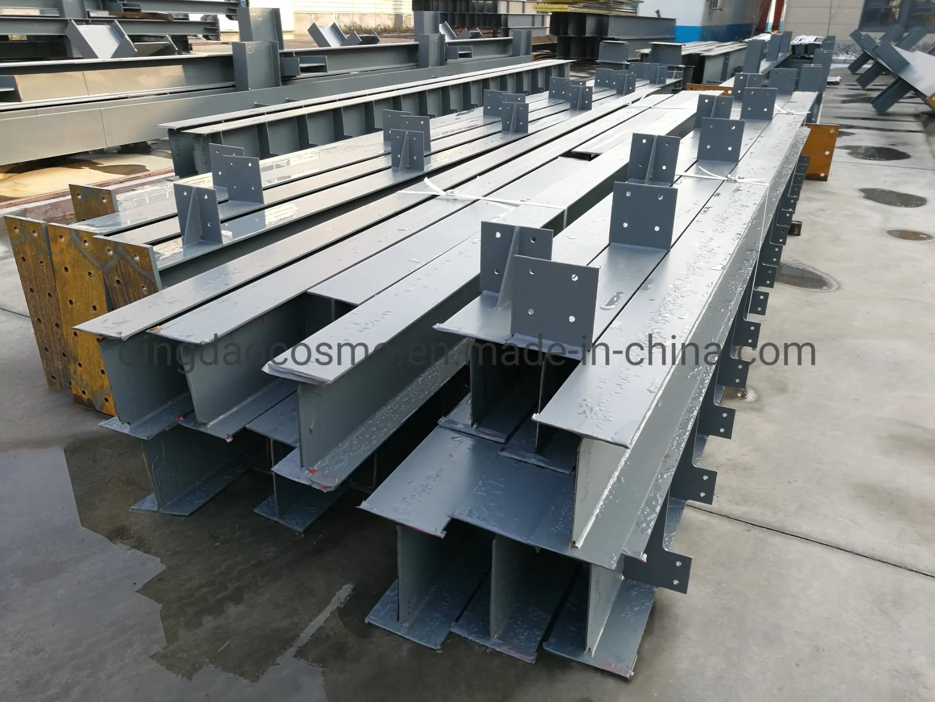 Prefabricated Engineered Prefab Steel Structure High Rise Building / Multi-Storey Construction Hotel Supermarket Shed/Japan Steel Structure for Equipment