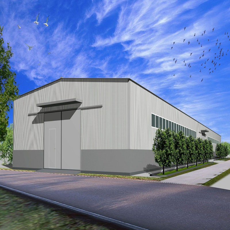 Prefabricated Fast Installation Big Span Steel Structure Warehouse