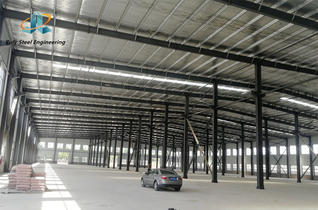 High Strength Anti-Seismic Water/Fire Proof Skylight Board/Overhead Crane Construction Design Gable Frame Prefabricated Light Steel Structure Workshop