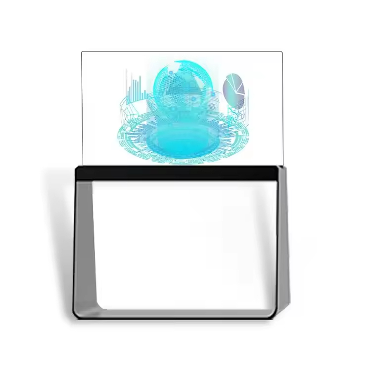 30 55 Inch Large Transparent OLED Screen Kiosk Touch Ultra Thin Desktop Small Base High Resolution Digital Signage OLED Display