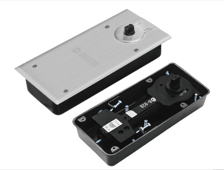 Auto Glass Door Hardware Accessories Floor Spring Hinge Loading 120kgs