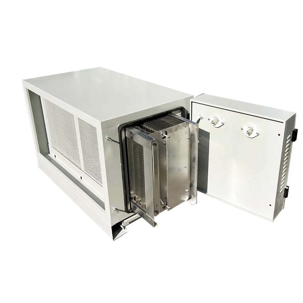 Electrostatic Precipitator Integrated with Electrostatic Air Filter and Fume Purifier