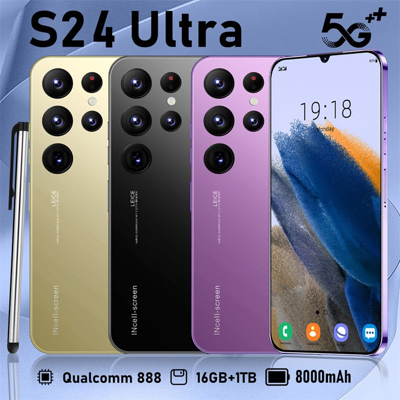 S24ultra VIP 16GB RAM 1tb ROM 5g Dual SIM Global Version Android Smartphone