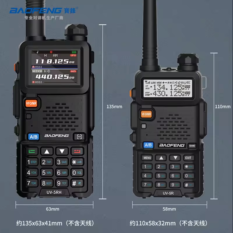 Радиостанция Baofeng UV-5RH 10W, 999 каналов, Dual-Band