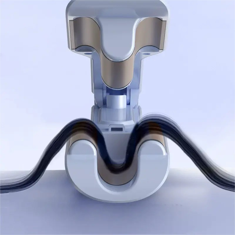 28mm Deep U-Shape Hair Waver Curling Iron Ionic Hair Care Styling Tool for Soft Waves & Voluminous Curls