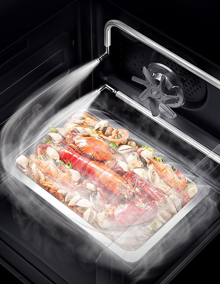 47L Built-in Electric Steam Combi Oven with Air Fry Function
